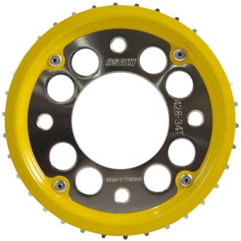 Raider150 (2-IN-1) 14-43X 428 Osaki Chain Set Revo#1 W/ Chain GuideYellow June 2018 - 3 Raider150 (2-IN-1) 14-43X 428 Osaki Chain Set Revo#1 w/ Chain GuideYellow - 3