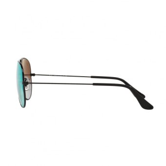 Ray-Ban Sunglasses Aviator Large Metal RB3025 - Shiny Black(002/4J) Size 58 Mirror Gradient Green June 2018 - 4 Ray-Ban Sunglasses Aviator Large Metal RB3025 - Shiny Black(002/4J) Size 58 Mirror Gradient Green - 4
