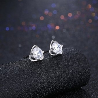Rich Long Women's 925 Sterling Silver Rhinestone Zircon SH-E0032Fashion Stud Earrings Basic Jewelry For Business Gift Daily CasualOffice - Intl June 2018 - 3 Rich Long Women's 925 Sterling Silver Rhinestone Zircon SH-E0032Fashion stud earrings Basic Jewelry For Business Gift Daily CasualOffice - intl - 3