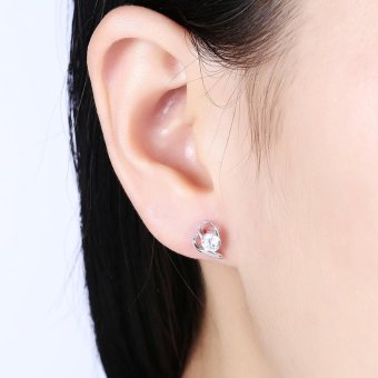 Rich Long Women's 925 Sterling Silver Rhinestone Zircon SH-E0081Fashion Stud Earrings Basic Jewelry For Business Gift Daily CasualOffice - Intl July 2018 - 4 Rich Long Women's 925 Sterling Silver Rhinestone Zircon SH-E0081Fashion stud earrings Basic Jewelry For Business Gift Daily CasualOffice - intl - 4