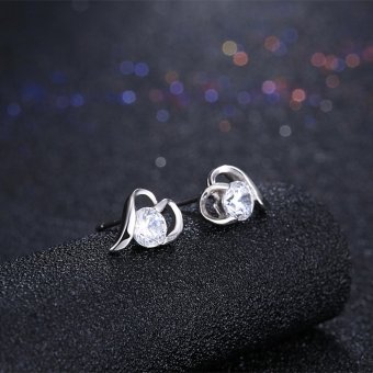 Rich Long Women's 925 Sterling Silver Rhinestone Zircon SH-E0081Fashion Stud Earrings Basic Jewelry For Business Gift Daily CasualOffice - Intl July 2018 - 3 Rich Long Women's 925 Sterling Silver Rhinestone Zircon SH-E0081Fashion stud earrings Basic Jewelry For Business Gift Daily CasualOffice - intl - 3