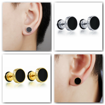 Richapex Mens Stainless Steel Screw Stud Earrings Unisex Womens Ear Plugs Tunnel Jewelry 2 Pair Sets June 2018 - 2 Richapex Mens Stainless Steel Screw Stud Earrings Unisex Womens Ear Plugs Tunnel Jewelry 2 pair sets - 2