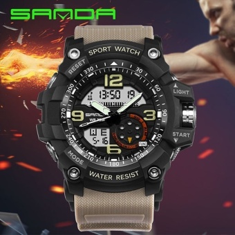 SANDA Brand Watch 759 Automatic Waterproof Wristwatch Men Fashion Dual Display Army Military Watch Top Quality Mens Famous Datajust Clock - Intl May 2018 - 3 SANDA Brand Watch 759 Automatic waterproof wristwatch Men Fashion dual display army military Watch top quality mens famous datajust clock - intl - 3