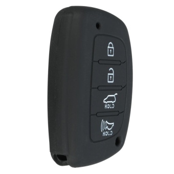SILICONE REMOTE KEY COVER CASE FOB FIT FOR HYUNDAI ELANTRA SONATA TUCSON I40 IX35 (Black) - Intl June 2018 - 5 SILICONE REMOTE KEY COVER CASE FOB FIT FOR HYUNDAI ELANTRA SONATA TUCSON I40 IX35 (Black) - intl - 5