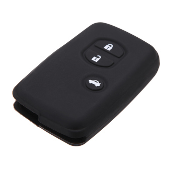 Silicone Skin Car Remote Fob Shell Key Holder Case Cover For ToyotaLand Cruiser Prado(2010) 3 Buttons. June 2018 - 2 Silicone Skin Car Remote Fob Shell Key Holder Case Cover for ToyotaLand Cruiser Prado(2010) 3 Buttons. - 2