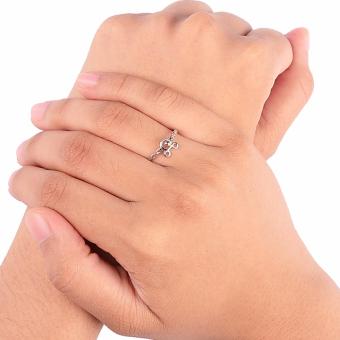 Silverworks R5511 Disney Mickey Round Design Ring June 2018 - 5 Silverworks R5511 Disney Mickey Round Design Ring - 5