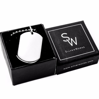 Silverworks X1866 Steel Dogtag Necklace June 2018 - 4 Silverworks X1866 Steel Dogtag Necklace - 4
