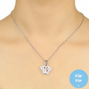 Silverworks X3251 Butterfly Pendant Necklace With Earrings June 2018 - 3 Silverworks X3251 Butterfly Pendant Necklace with Earrings - 3