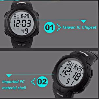 SKMEI Outdoor Pioneer Sports Digital Black Strap (Black And Silver) April 2018 - 2 SKMEI Outdoor Pioneer Sports Digital Black Strap (Black and Silver) - 2