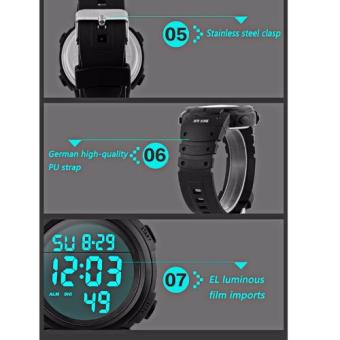 SKMEI Outdoor Pioneer Sports Digital Black Strap (Black And Silver) April 2018 - 4 SKMEI Outdoor Pioneer Sports Digital Black Strap (Black and Silver) - 4