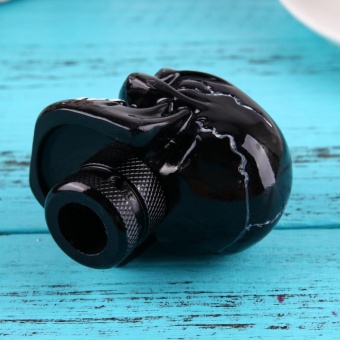 Skull Head Car Gear Shift Knob Modification Car InteriorAccessory(Black) - Intl July 2018 - 5 Skull Head Car Gear Shift Knob Modification Car InteriorAccessory(Black) - intl - 5