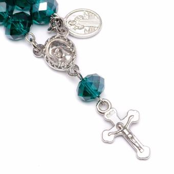 Soleful By Cez May Birthstone Rosary Keychain With Prayer Card (Emerald) June 2018 - 3 Soleful by Cez May Birthstone Rosary Keychain with Prayer Card (Emerald) - 3
