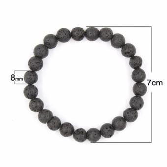 Tara Treasures Lava Stone Unisex Bracelet 8mm June 2018 - 4 Tara Treasures Lava Stone Unisex Bracelet 8mm - 4