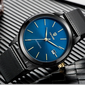 TEVISE Men Watches Gold Mesh Steel Automatic Mechanical Watch Luxury Brand Waterproof Men Watch Calendar Clock Relogio Masculino 9017 - Intl June 2018 - 2 TEVISE Men Watches Gold Mesh Steel Automatic Mechanical Watch Luxury Brand Waterproof Men Watch Calendar Clock Relogio Masculino 9017 - intl - 2