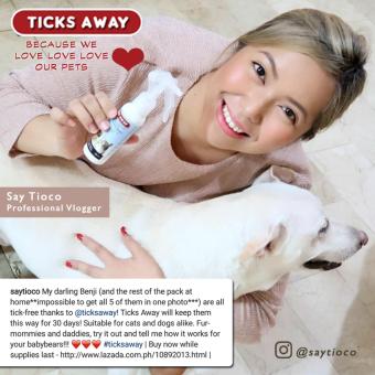 Ticks Away Anti Tick (garapata) & Flea (pulgas) & Lice (kuto) Spray For Dogs & Cats - Fipronil Active Ingredient July 2018 - 3 Ticks Away anti tick (garapata) & flea (pulgas) & lice (kuto) spray for dogs & cats - fipronil active ingredient - 3