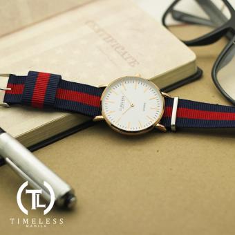 Timeless Manila Carl Nylon Strap Watch Red/Blue (Women) June 2018 - 3 Timeless Manila Carl Nylon Strap Watch Red/Blue (Women) - 3