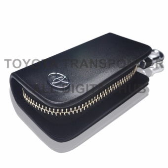 Toyota Transponder Fortuner V Series Leather Car Key Remote Holder L-15-BLK Black (High Quality) June 2018 - 4 Toyota Transponder Fortuner V series Leather Car Key Remote Holder L-15-BLK Black (High Quality) - 4