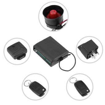 Universal Car Alarm System With Flip Key Remote Control Central Door Lock - Intl June 2018 - 3 Universal Car Alarm System with Flip Key Remote Control Central Door Lock - intl - 3