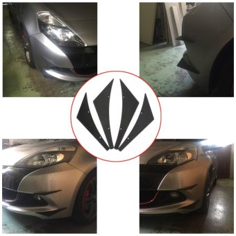 Universal Fit Front Bumper Lip Splitter Fins Body Spoiler CanardsValence - Intl June 2018 - 3 Universal Fit Front Bumper Lip Splitter Fins Body Spoiler CanardsValence - intl - 3