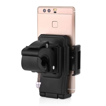 Universal Motorcycle Bike Scooter Handlebar Mount Stand Holder ForMobile Phone IPhone - Intl June 2018 - 2 Universal Motorcycle Bike Scooter Handlebar Mount Stand Holder ForMobile Phone iPhone - intl - 2