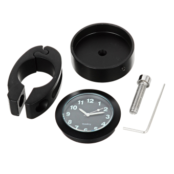 Universal Motorcycle Handlebar Mounted Water-Resistant Clock ForHarley & More - Black June 2018 - 5 Universal Motorcycle Handlebar Mounted Water-Resistant Clock forHarley & More - Black - 5