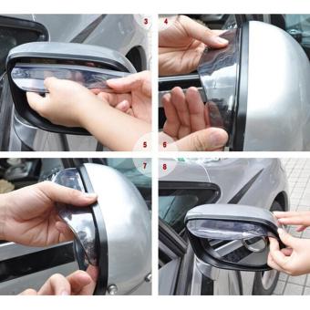 Universal Rear View Side Mirror Rain Eyebrow Board Sun Visor Shade Shield For Car Truck White AU019 - Intl April 2018 - 4 Universal Rear View Side Mirror Rain Eyebrow Board Sun Visor Shade Shield For Car Truck White AU019 - intl - 4