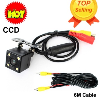 Universal Waterproof Rear View Camera Wide Angle Car Back Reverse Camera CCD 4 LED Light Night Vision Parking Assistance Camera - Intl July 2018 - 2 Universal Waterproof Rear View Camera Wide Angle Car Back Reverse Camera CCD 4 LED Light Night Vision Parking Assistance Camera - intl - 2