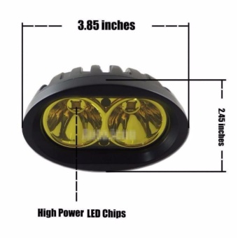 Wall E 4D 20W Motorcycle Led Fog Driving Work Light(YELLOW) June 2018 - 2 Wall E 4D 20W Motorcycle Led Fog Driving work Light(YELLOW) - 2