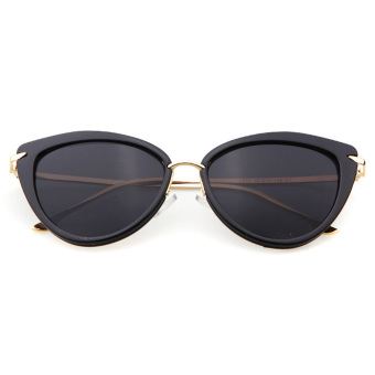 Women's Sun Glass UV Protection UV400 Cat Eye Shades Sunglasses Black - Intl June 2018 - 3 Women's Sun Glass UV Protection UV400 Cat Eye Shades Sunglasses Black - intl - 3