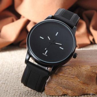 YBC 1 Pair Couple Simple Watch Big Dial Quartz Casual Wristwatch - Intl June 2018 - 3 YBC 1 Pair Couple Simple Watch Big Dial Quartz Casual Wristwatch - intl - 3