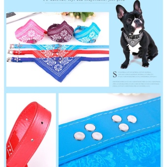 Yika Pet Dog Puppy Cat Neck Scarf Bandana PU Leather CollarNeckerchief Cute Necktie(Size:XXL) - Intl June 2018 - 5 Yika Pet Dog Puppy Cat Neck Scarf Bandana PU Leather CollarNeckerchief Cute Necktie(Size:XXL) - intl - 5